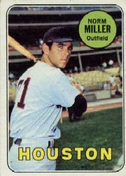1969 Topps Baseball Cards      076      Norm Miller